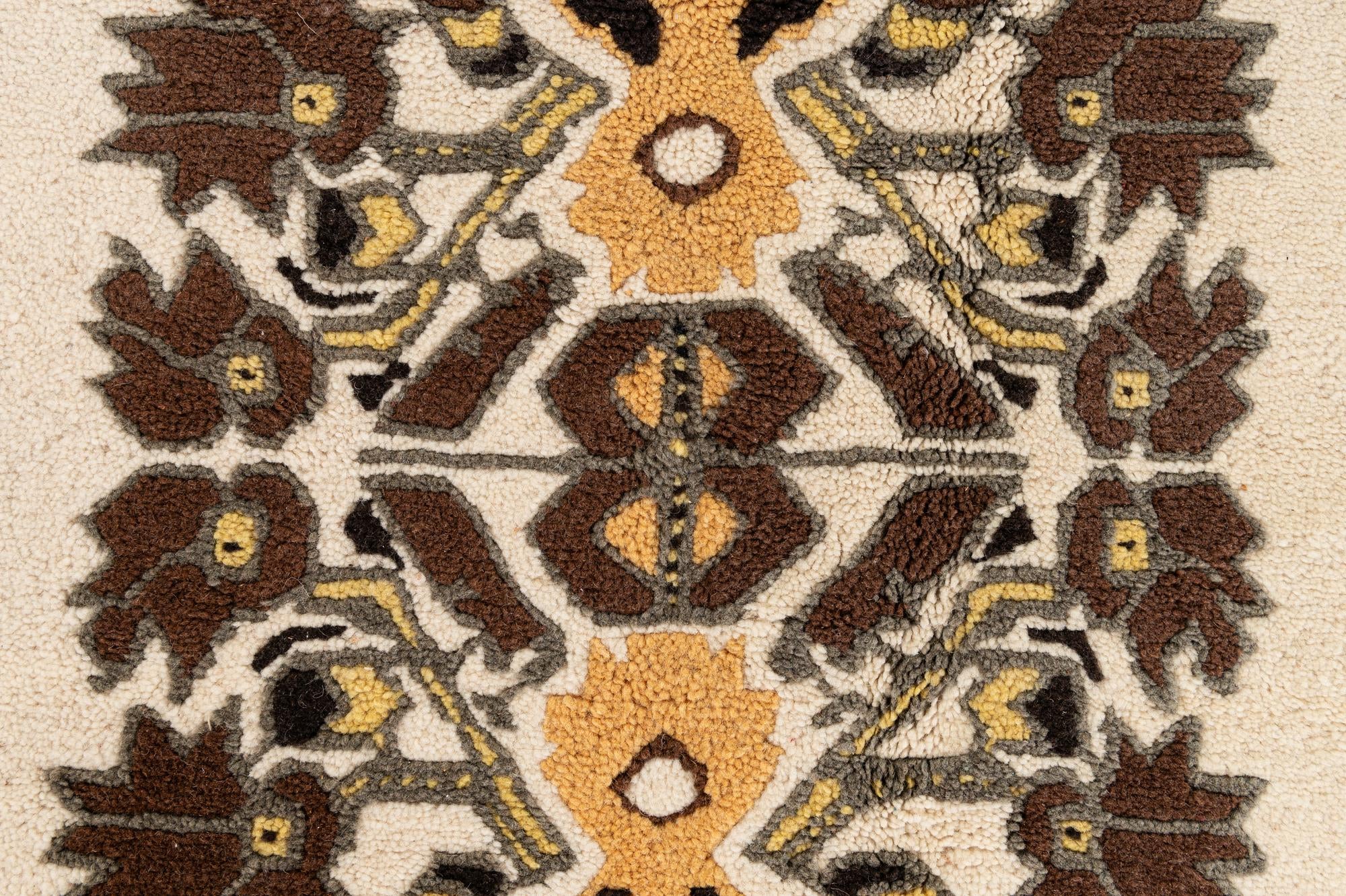 5' x 8' 9 Hand Knotted Moroccan Wool Rug