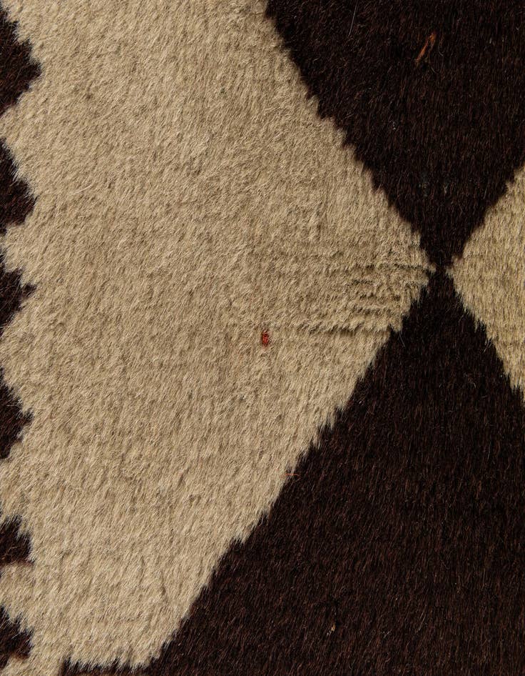 Detail image of 2' 6 x 4' 2  Hand Knotted Moroccan Wool Rug