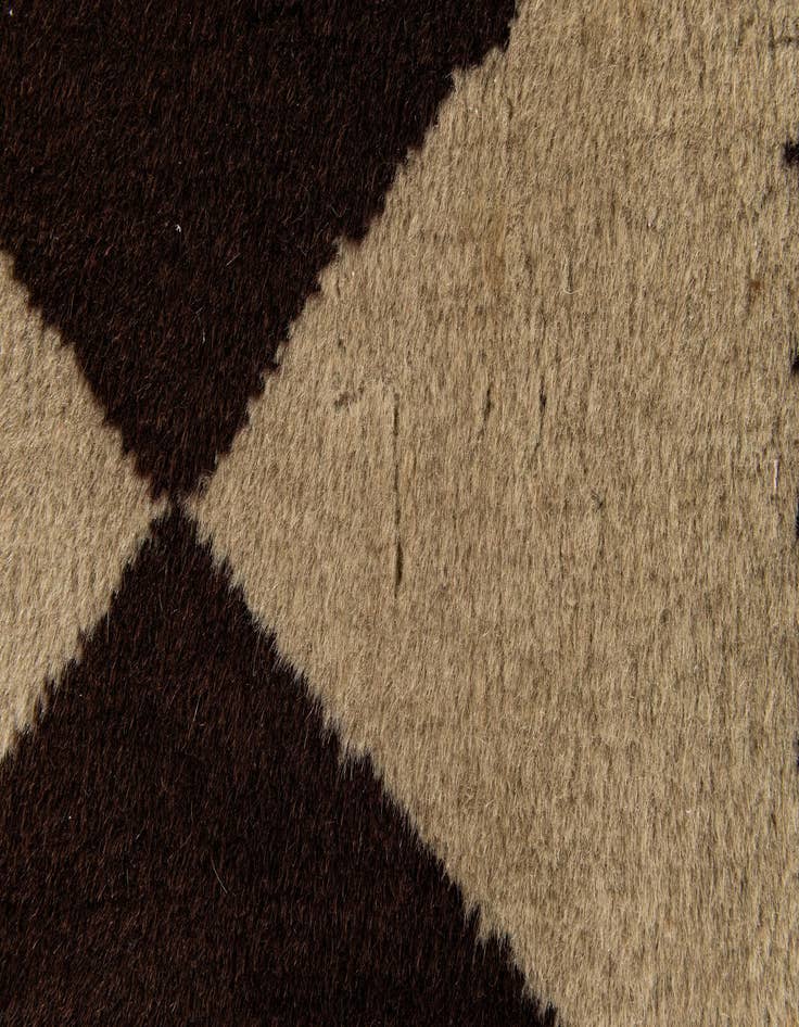 Detail image of 2' 6 x 4' 2  Hand Knotted Moroccan Wool Rug