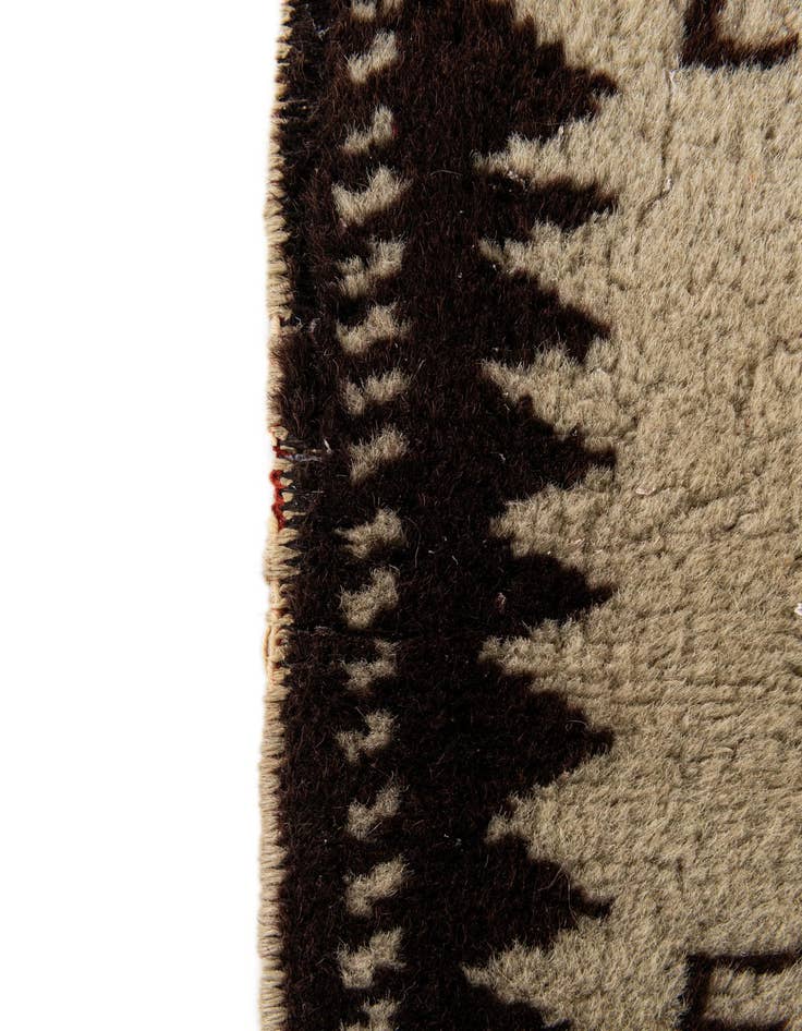 Detail image of 2' 6 x 4' 2  Hand Knotted Moroccan Wool Rug