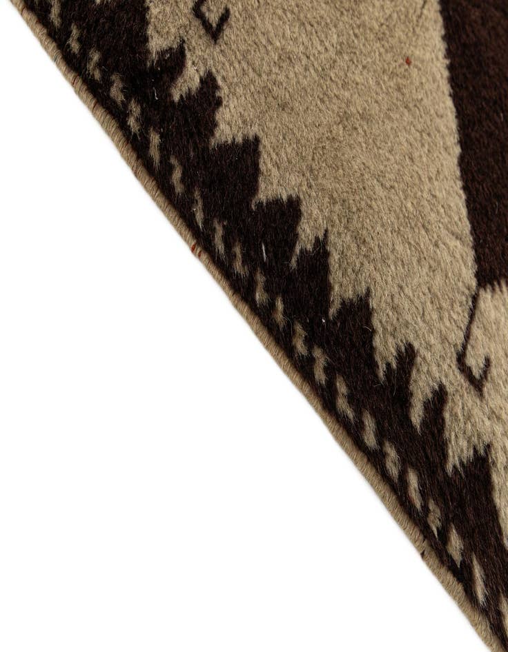 Detail image of 2' 6 x 4' 2  Hand Knotted Moroccan Wool Rug