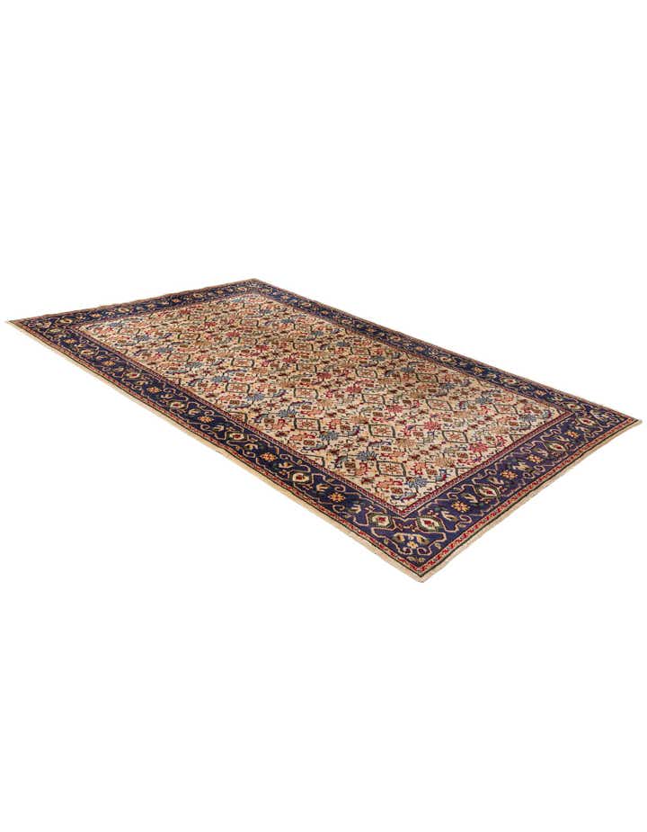 6' 5 x 9' 9 Hand Knotted Moroccan Wool Rug