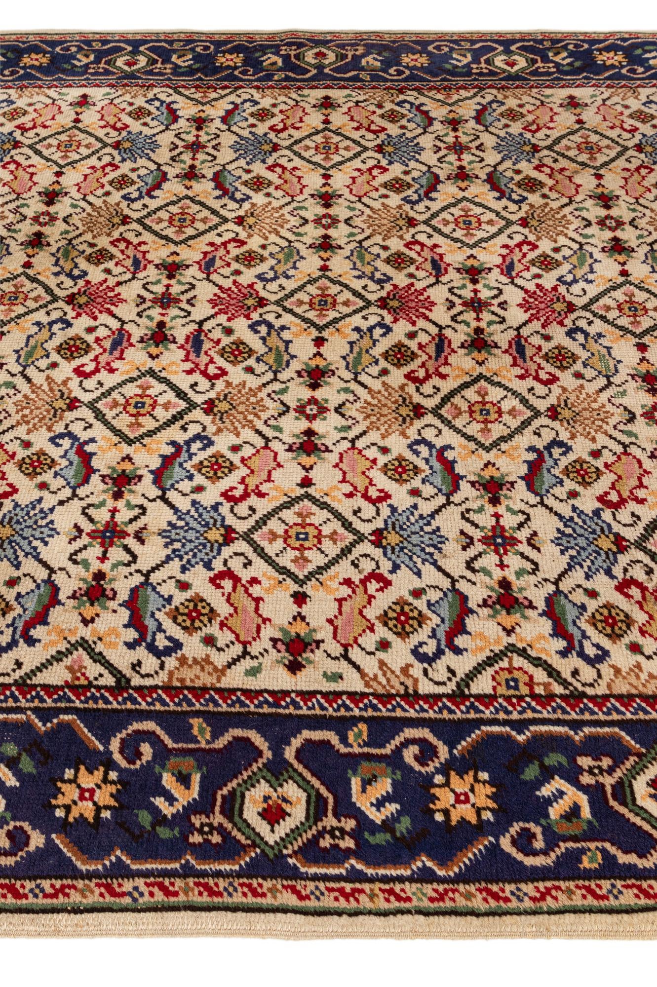 6' 5 x 9' 9 Hand Knotted Moroccan Wool Rug