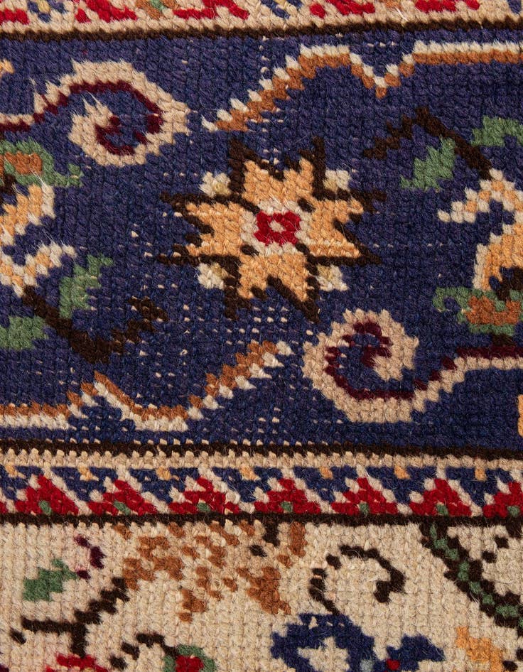 Detail image of 6' 5 x 9' 9  Hand Knotted Moroccan Wool Rug