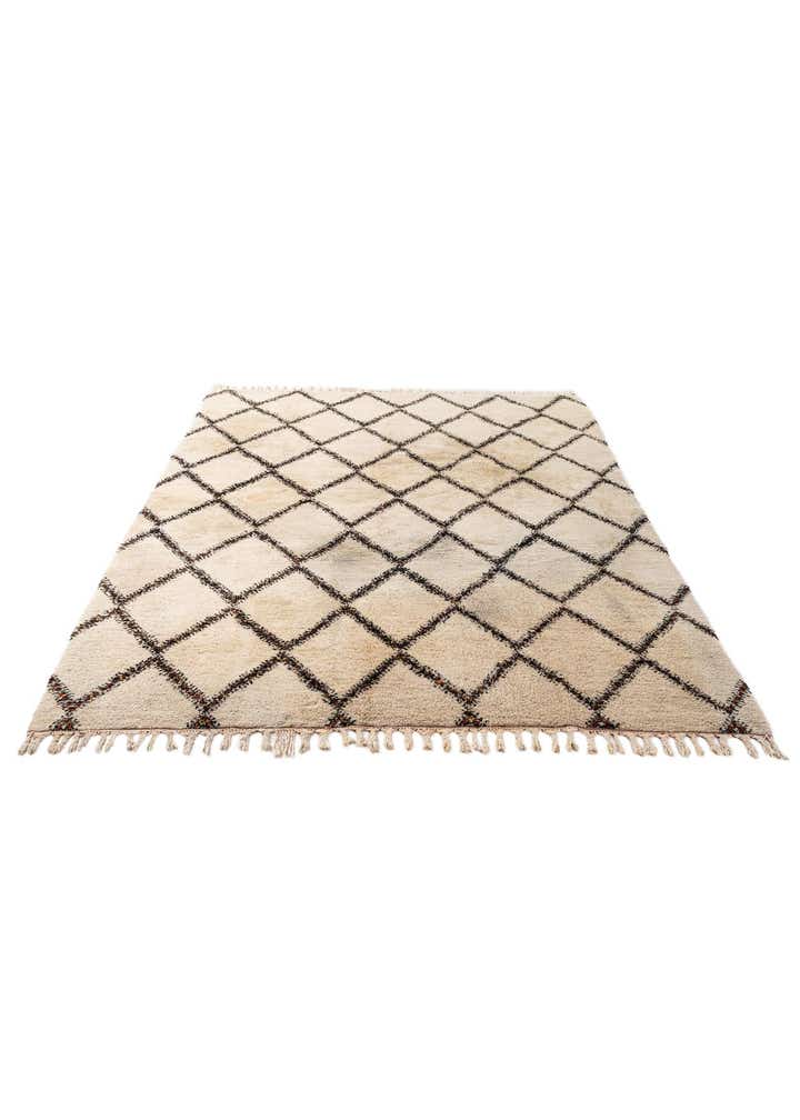 8' 9 x 11' 3 Hand Knotted Moroccan Wool Rug