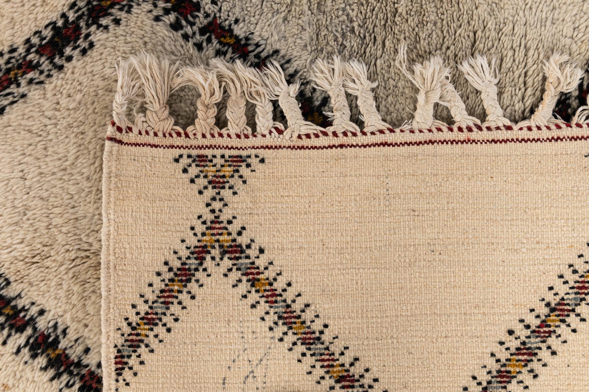 8' 9 x 11' 3 Hand Knotted Moroccan Wool Rug
