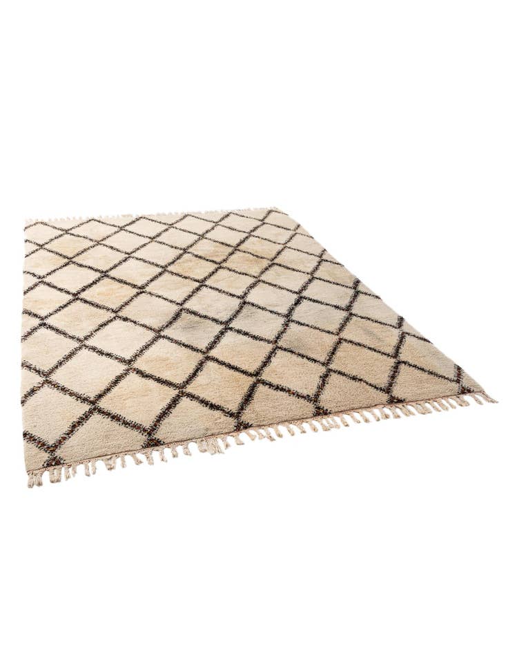 Detail image of 8' 9 x 11' 3  Hand Knotted Moroccan Wool Rug