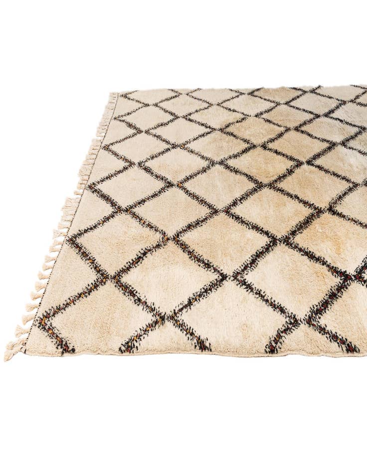Detail image of 8' 9 x 11' 3 Hand Knotted Moroccan Wool Rug