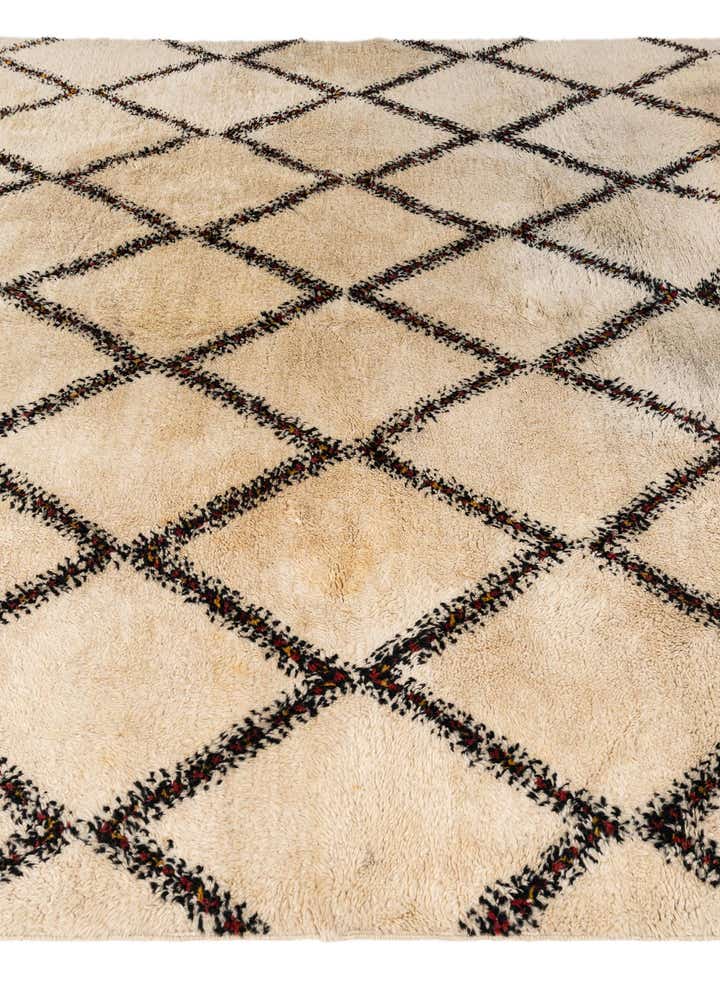 8' 9 x 11' 3 Hand Knotted Moroccan Wool Rug