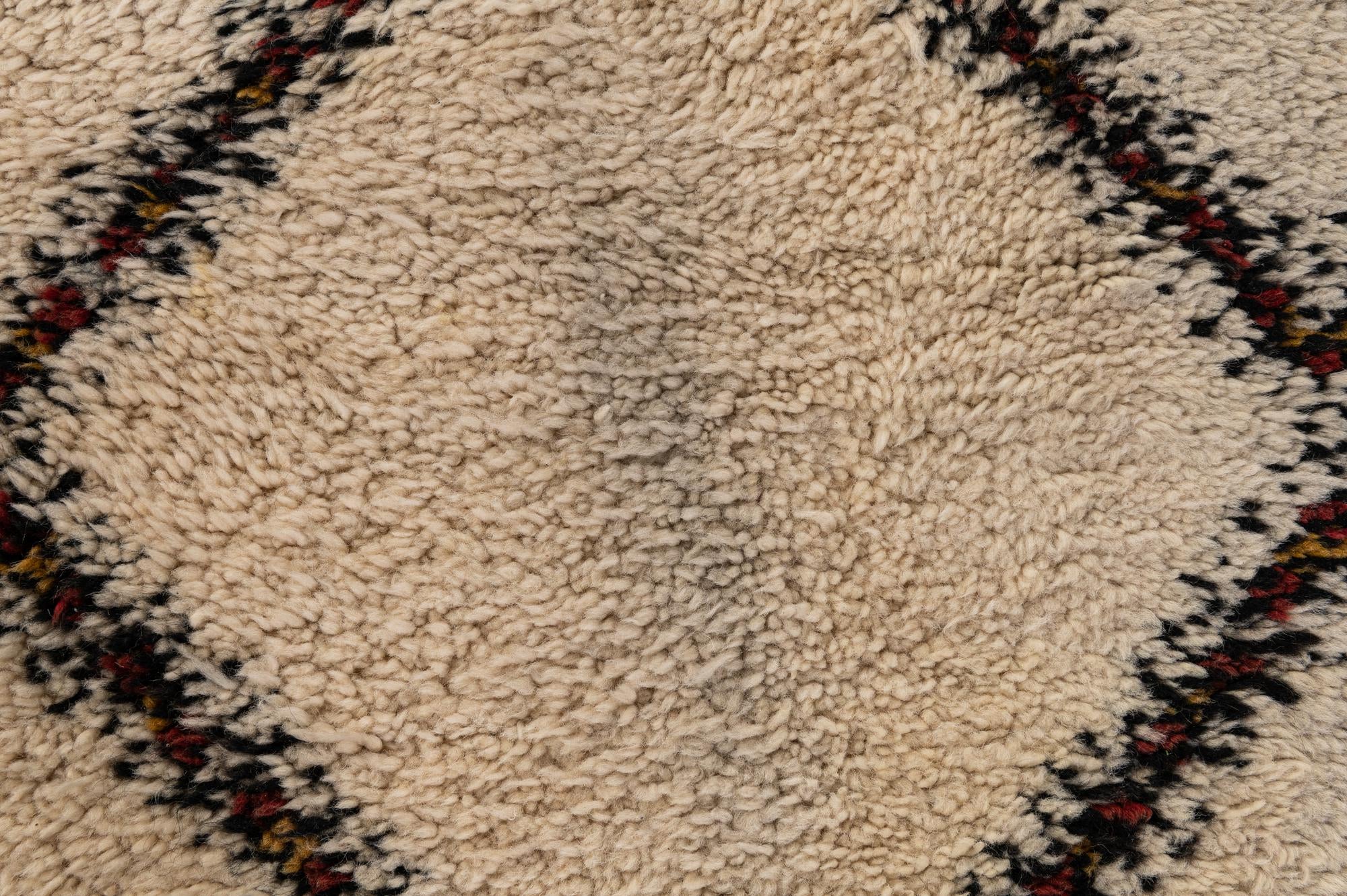 8' 9 x 11' 3 Hand Knotted Moroccan Wool Rug