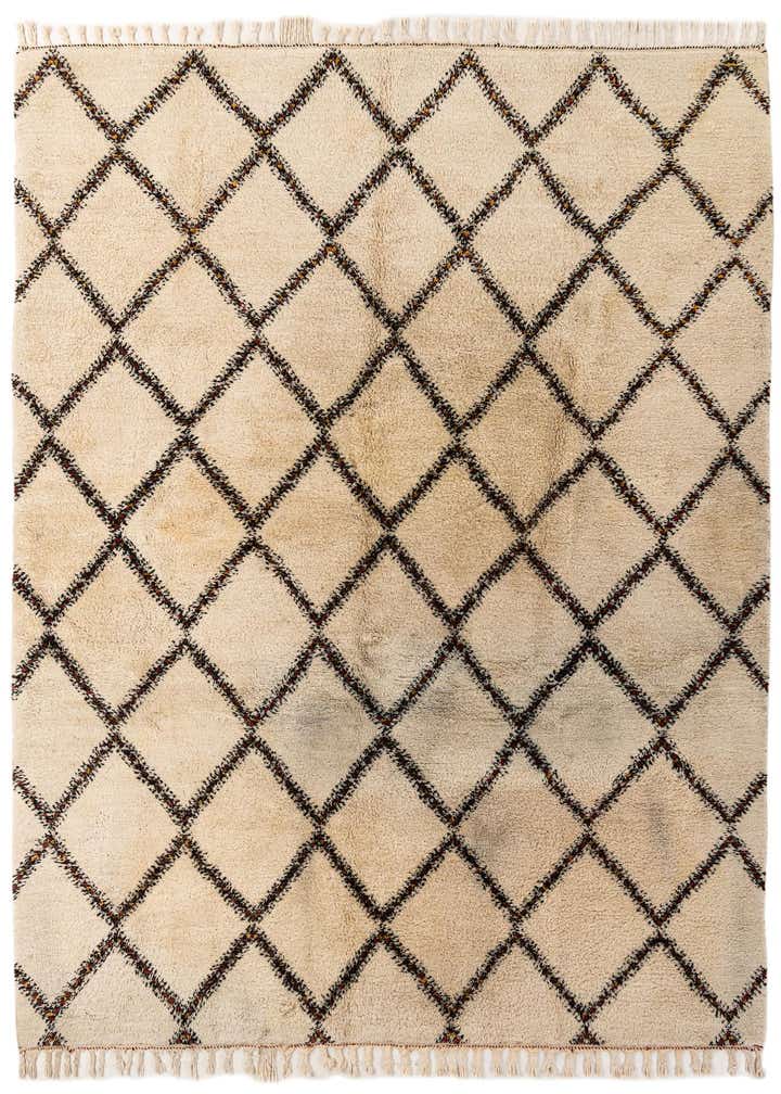 8' 9 x 11' 3 Hand Knotted Moroccan Wool Rug