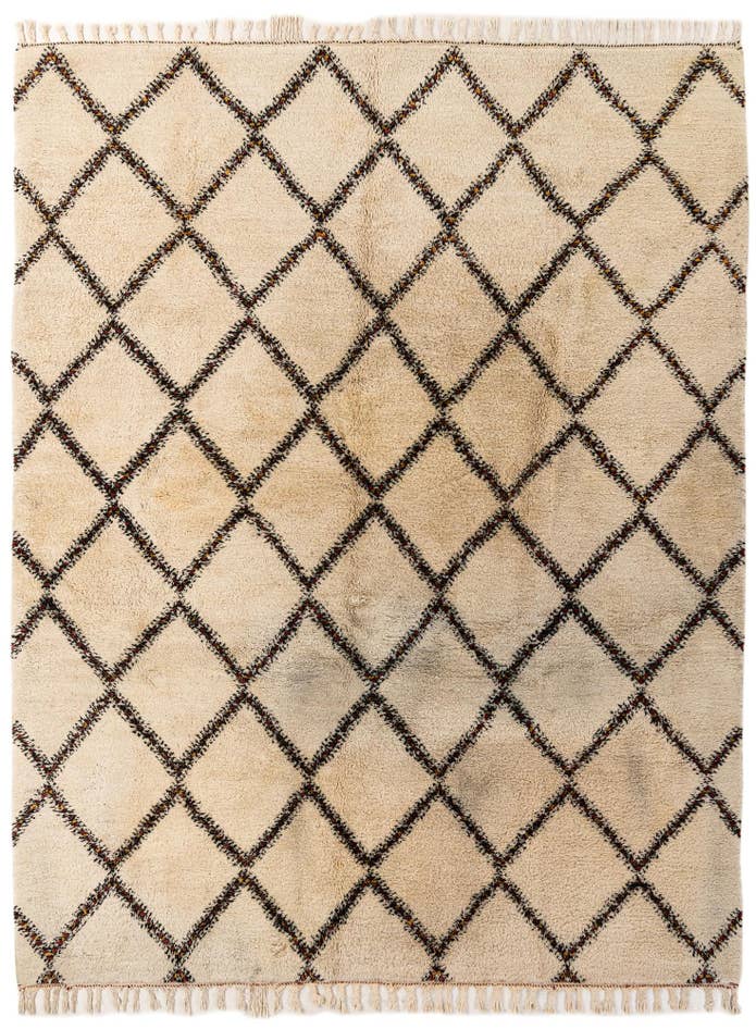 Detail image of 8' 9 x 11' 3 Hand Knotted Moroccan Wool Rug