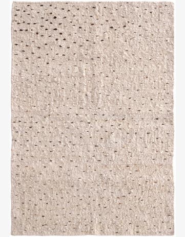 4' 1 x 5' 11 Hand Knotted Moroccan Wool Rug