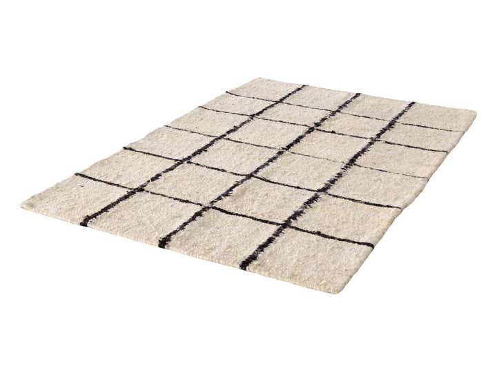 4' x 5' 11 Hand Knotted Moroccan Wool Rug