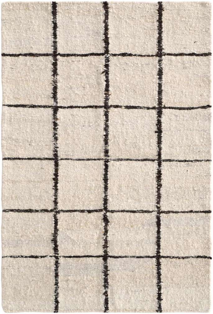 4' x 5' 11 Hand Knotted Moroccan Wool Rug