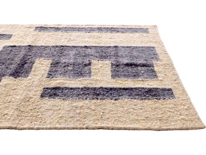 4' 2 x 6' Hand Knotted Moroccan Wool Rug