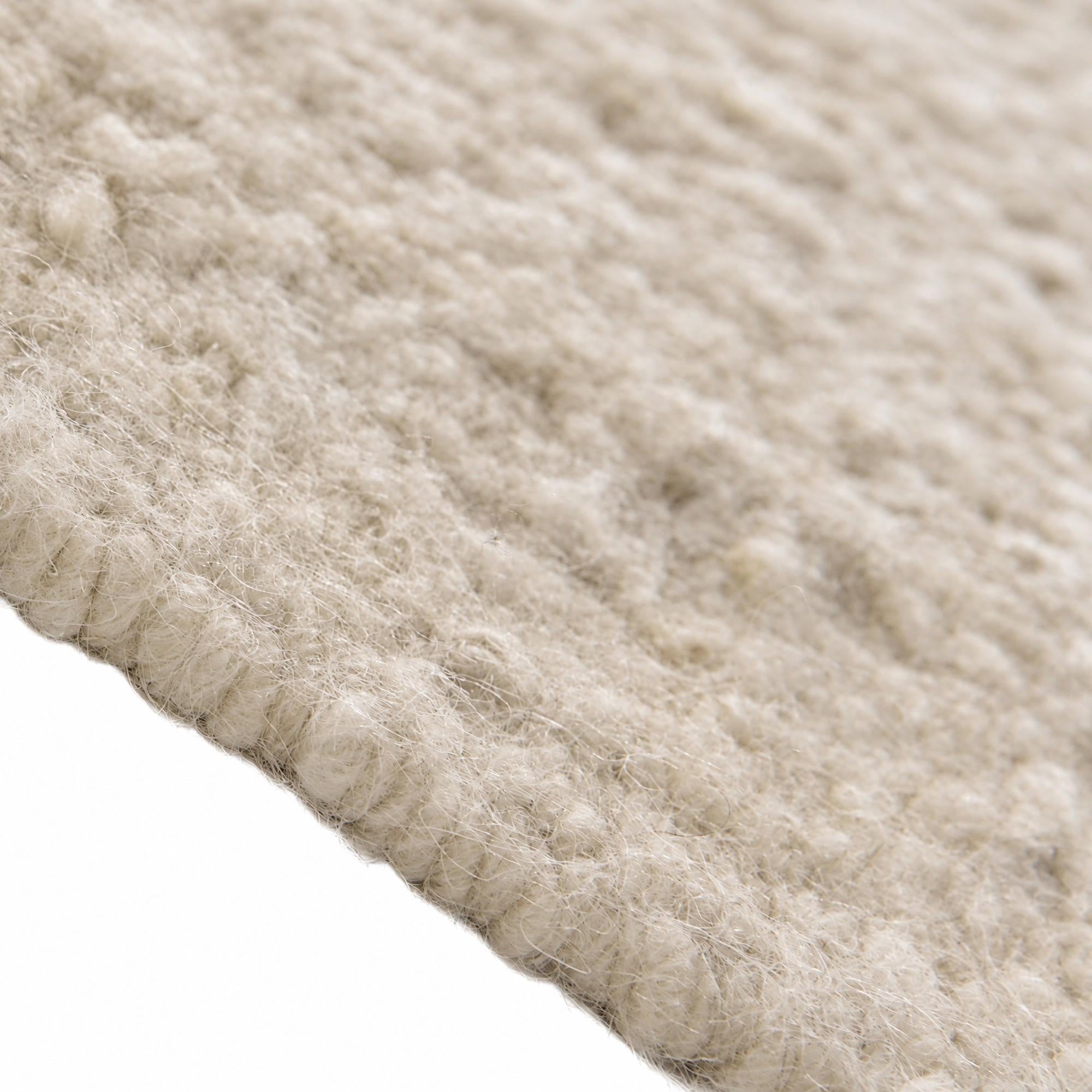Detail image 8 of 12: 4' x 5' 9 Hand Knotted Moroccan Wool Rug