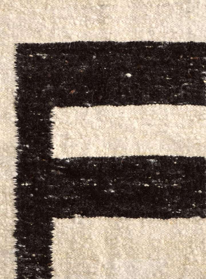 4' 2 x 5' 11 Hand Knotted Moroccan Wool Rug