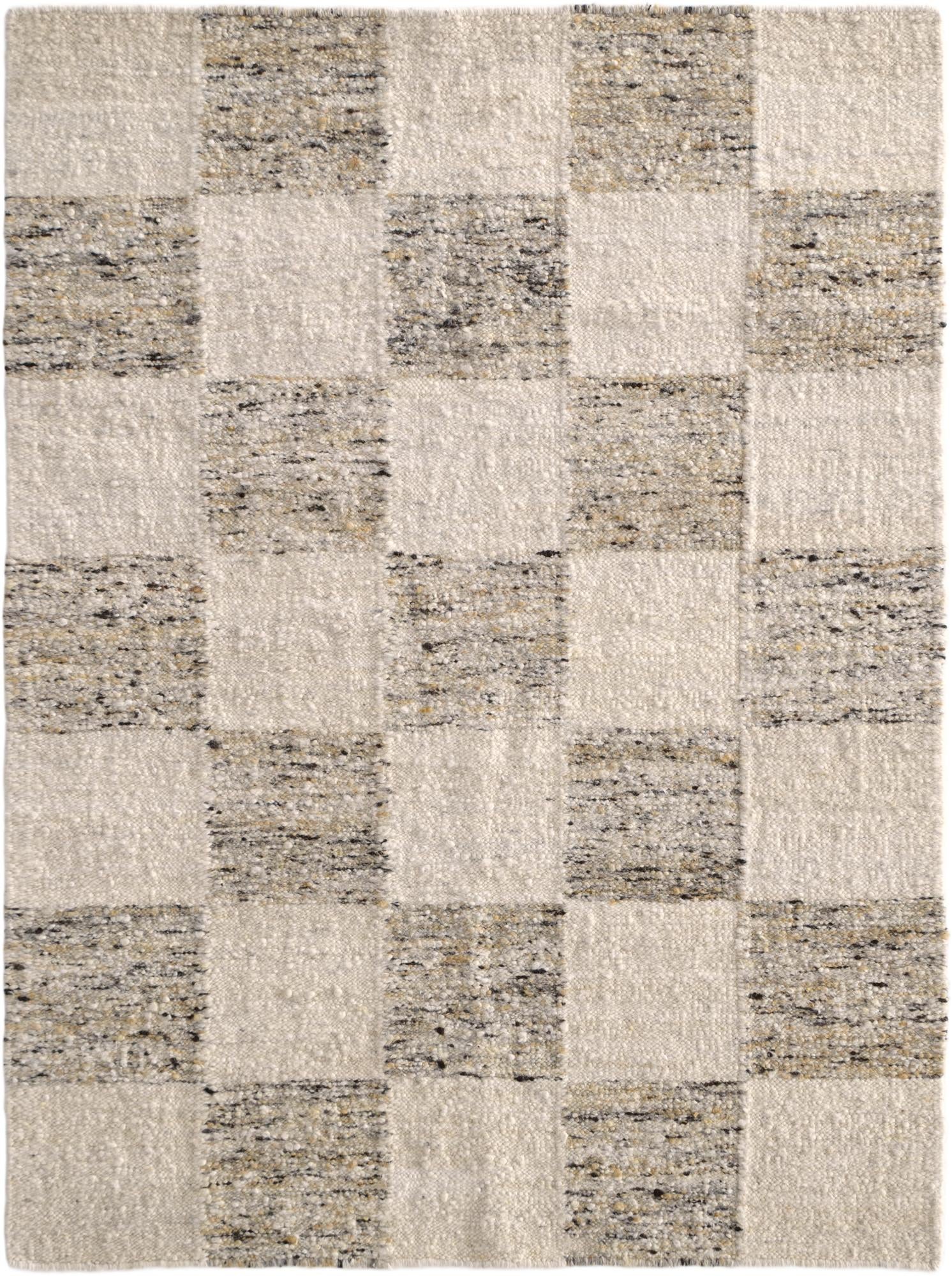 5' 1 x 6' 10 Hand Knotted Moroccan Wool Rug