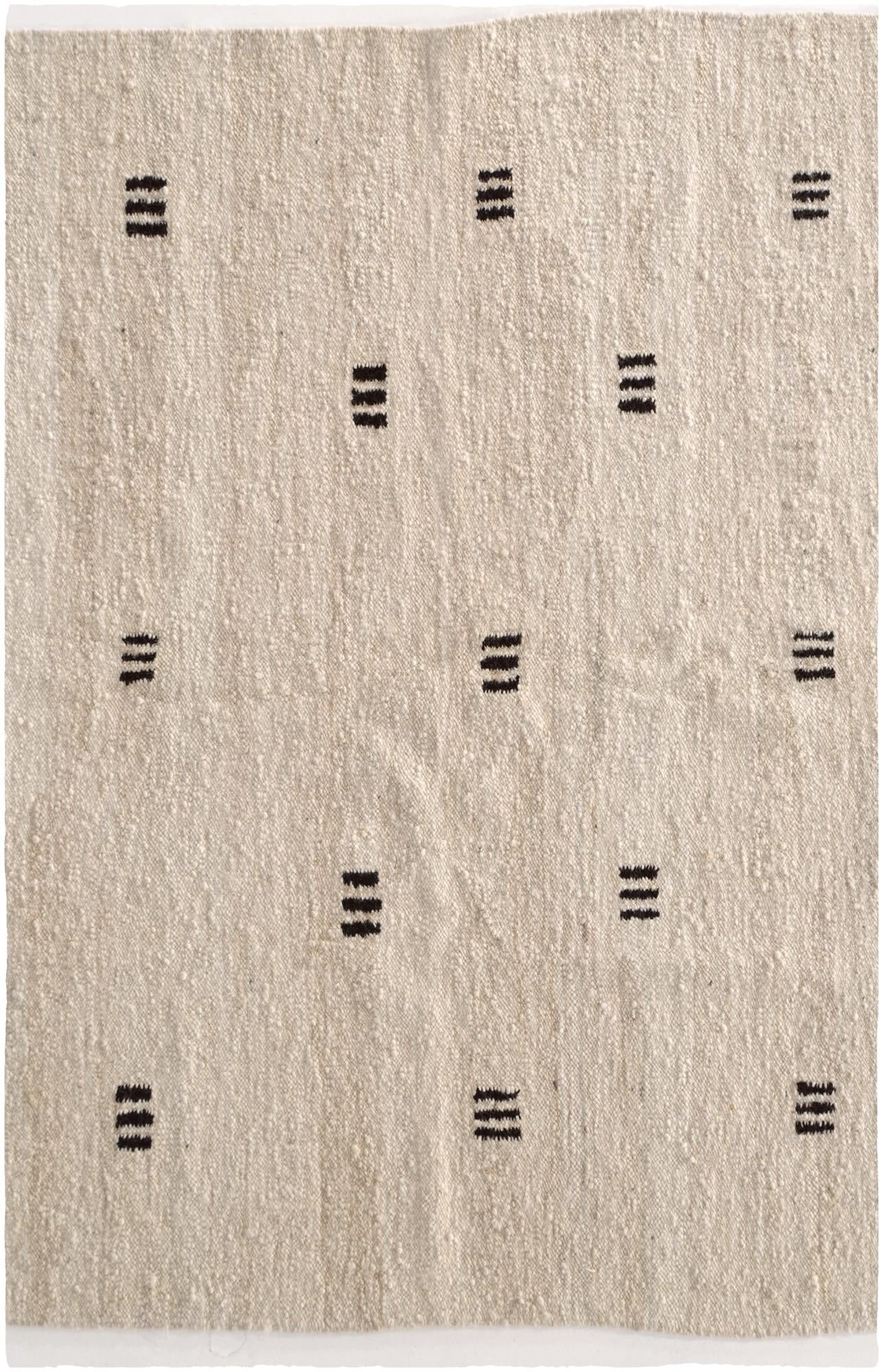 4' 11 x 7' 1 Hand Knotted Moroccan Wool Rug