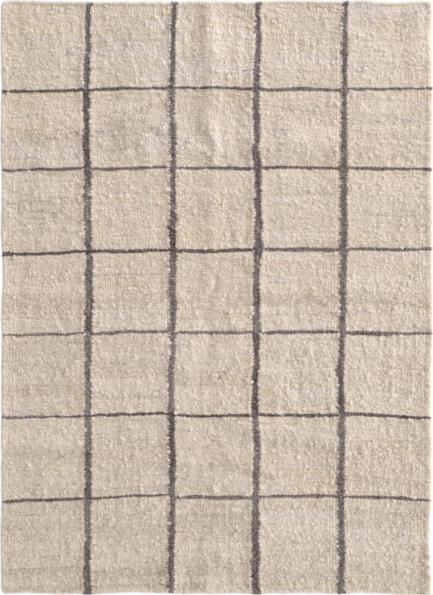 5' 1 x 6' 10 Hand Knotted Moroccan Wool Rug