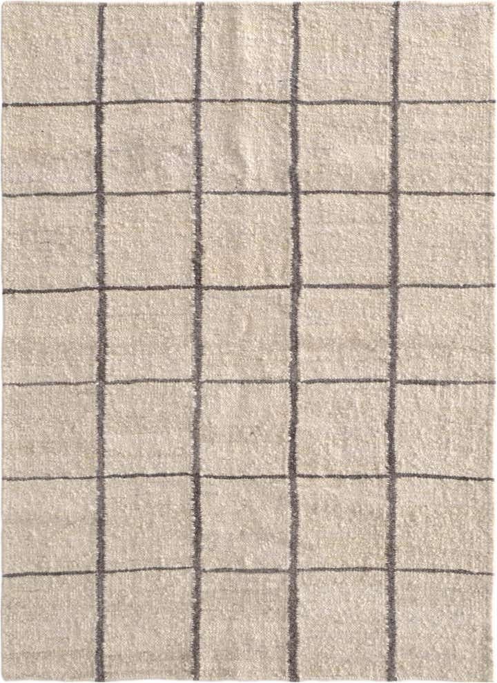 5' 1 x 6' 10 Hand Knotted Moroccan Wool Rug