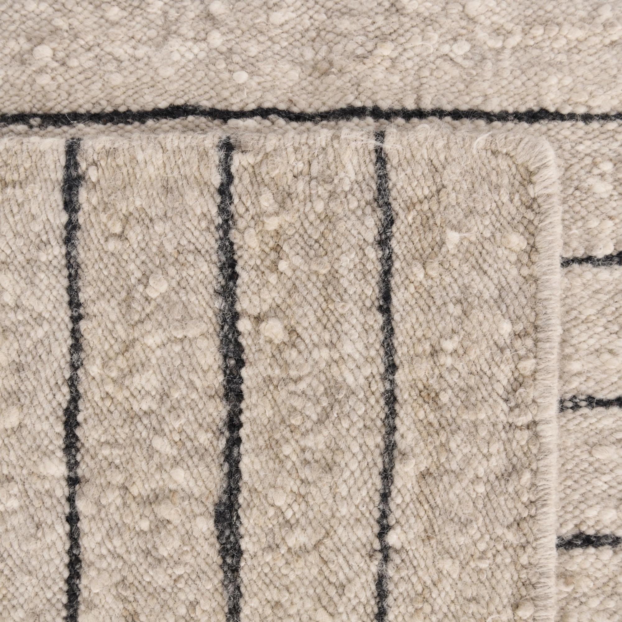 Detail image 12 of 12: 5' 1 x 6' 7 Hand Knotted Moroccan Wool Rug