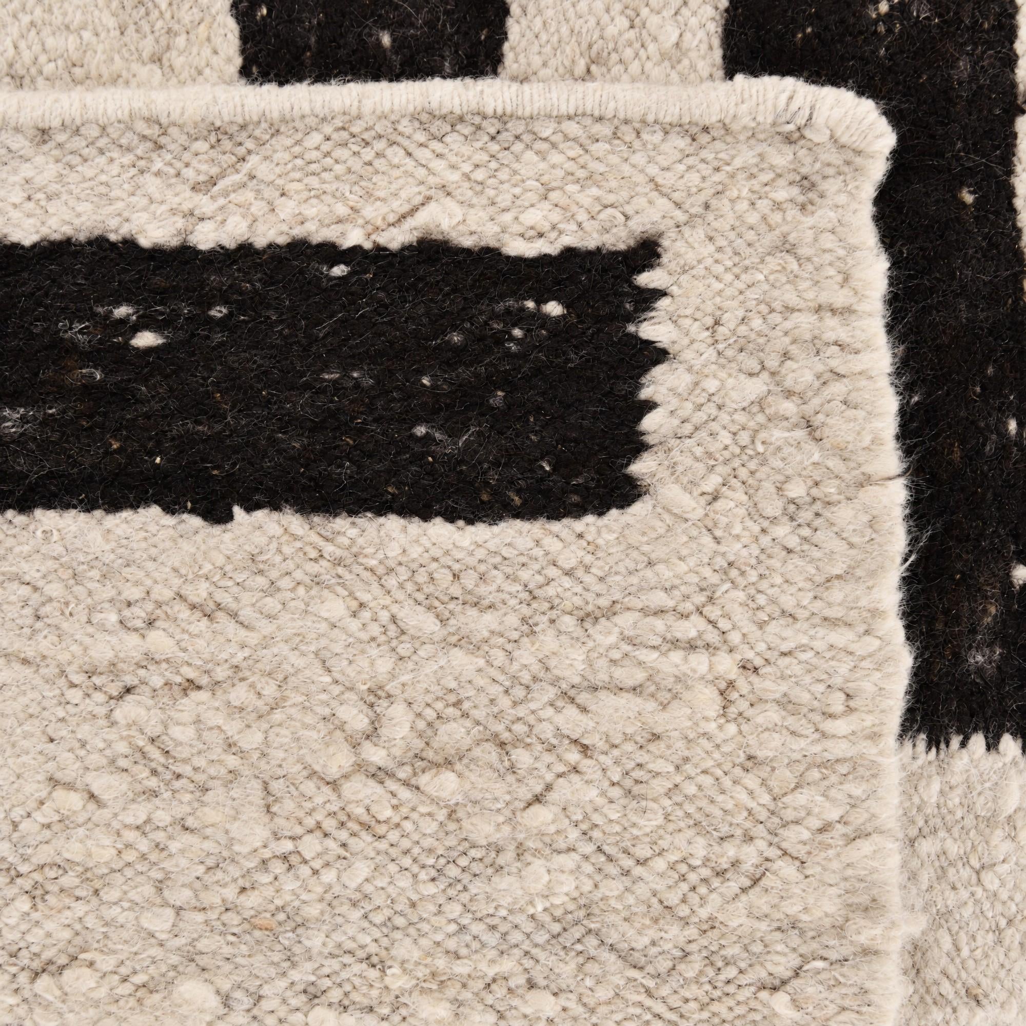 Detail image 12 of 12: 5' 3 x 6' 10 Hand Knotted Moroccan Wool Rug