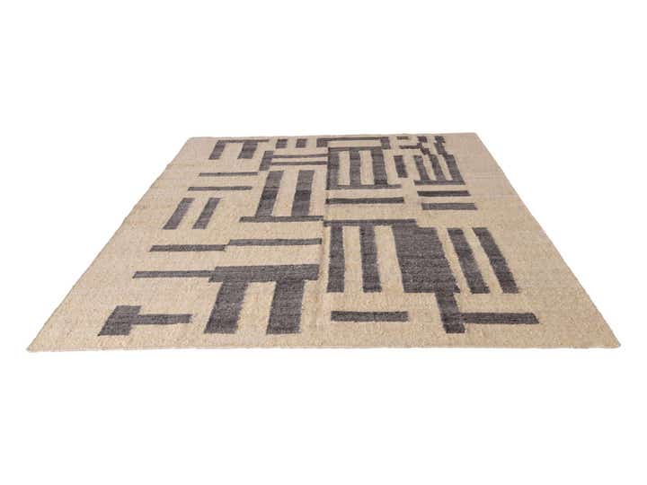 9' 3 x 11' 10 Hand Knotted Moroccan Wool Rug