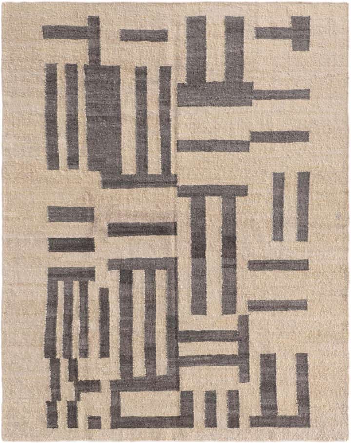 9' 3 x 11' 10 Hand Knotted Moroccan Wool Rug