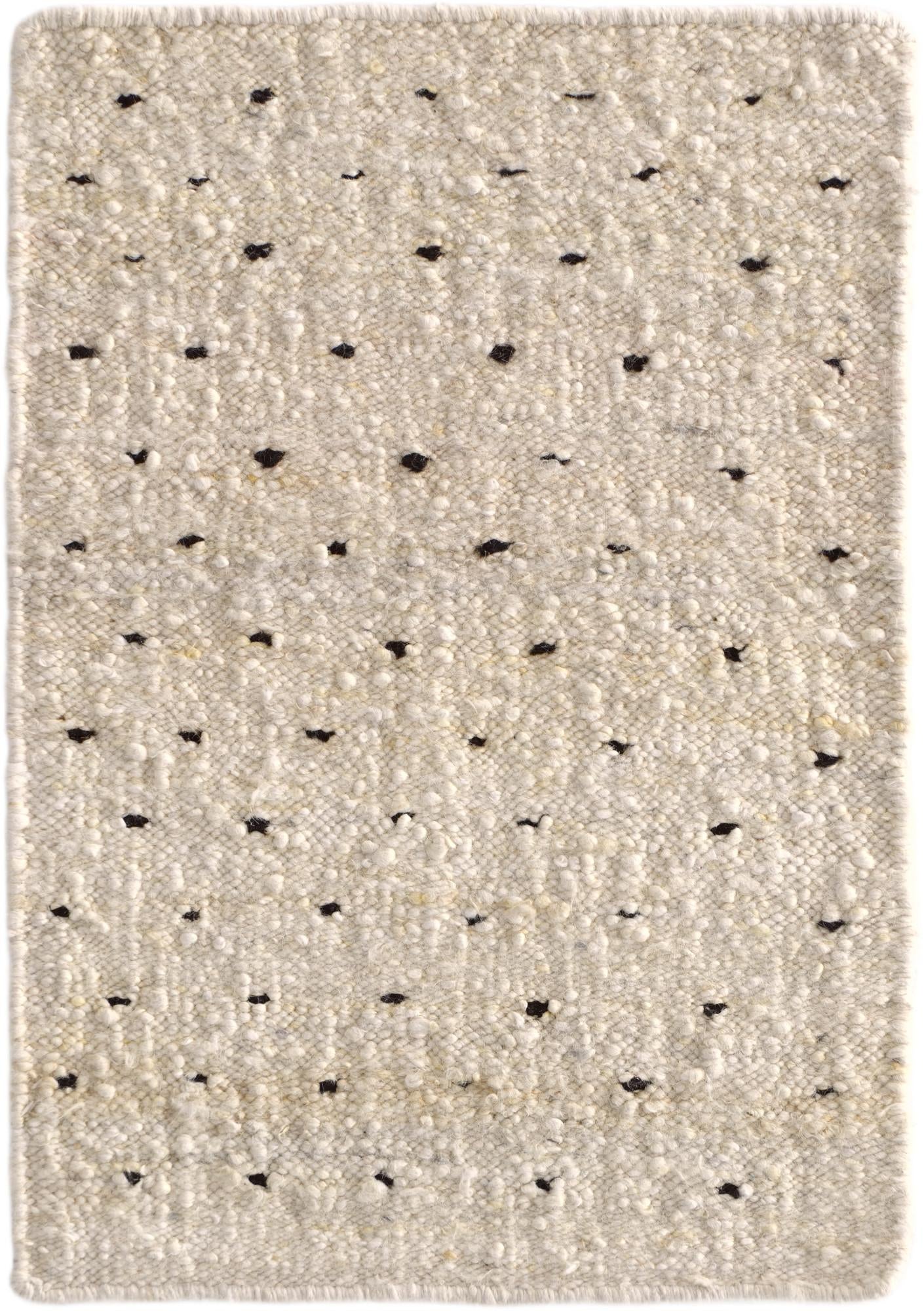 2' 1 x 3' Hand Knotted Moroccan Wool Rug