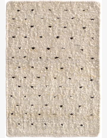 2' 1 x 3' Hand Knotted Moroccan Wool Rug