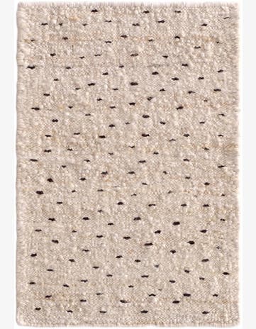 2' 1 x 3' Hand Knotted Moroccan Wool Rug