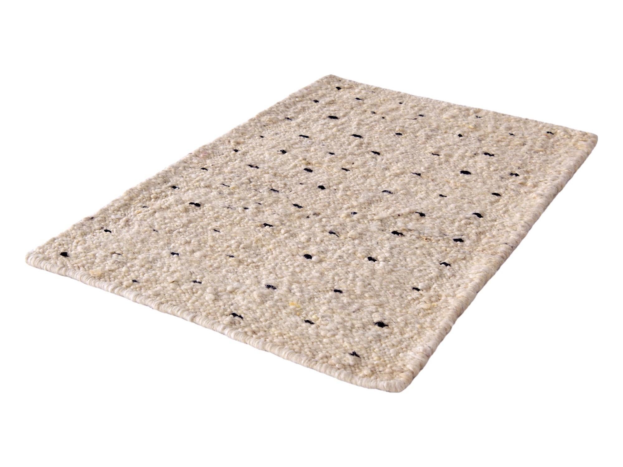 2' 1 x 3' Hand Knotted Moroccan Wool Rug