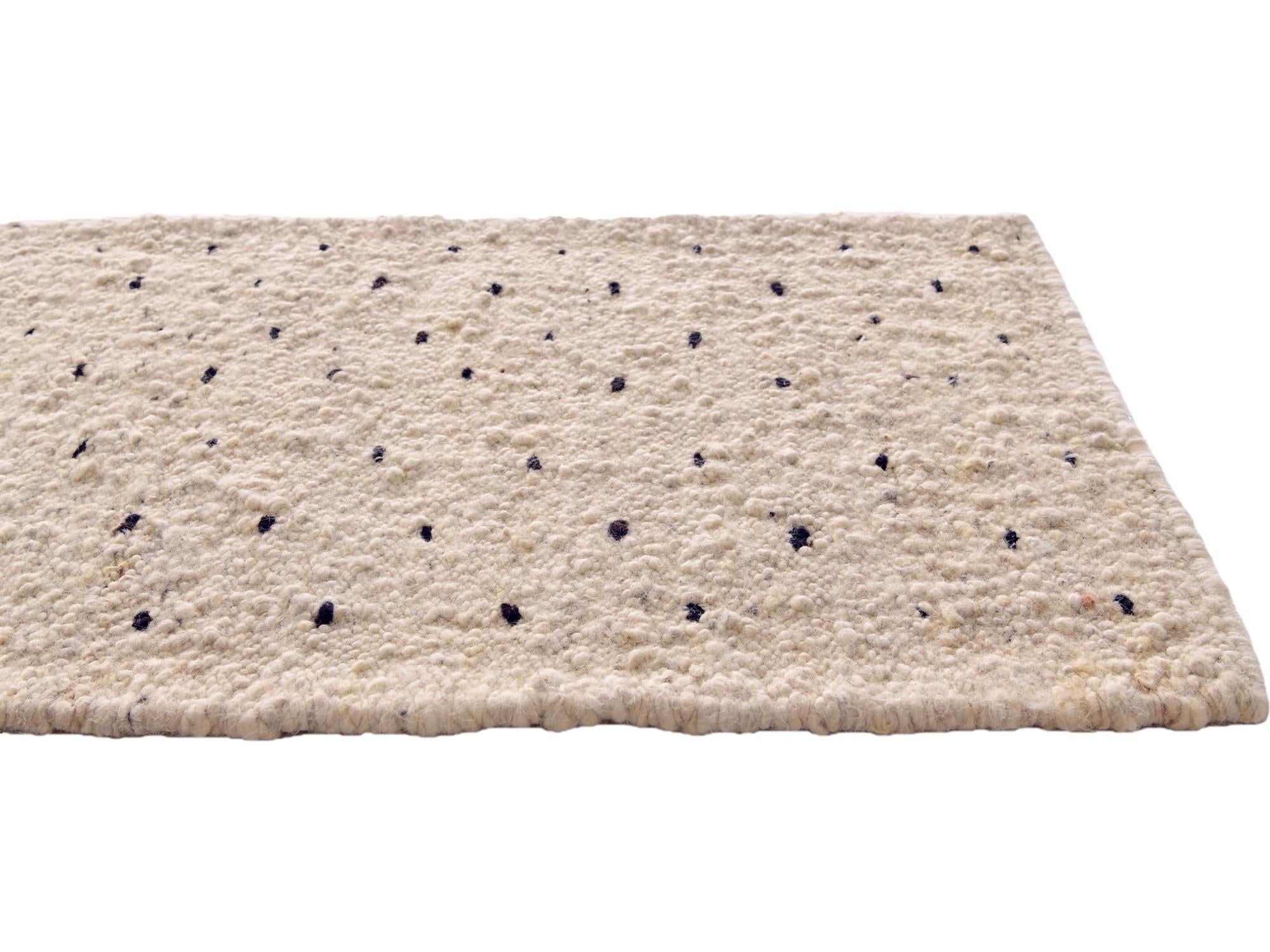 2' 1 x 3' Hand Knotted Moroccan Wool Rug