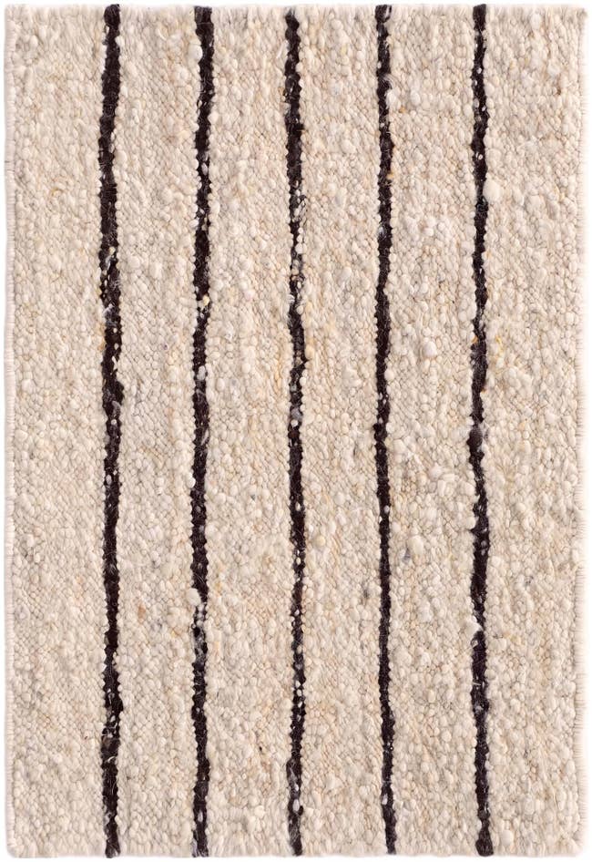 Detail image of 65cm x 95cm anudado a mano marroquí Alfombra Lana