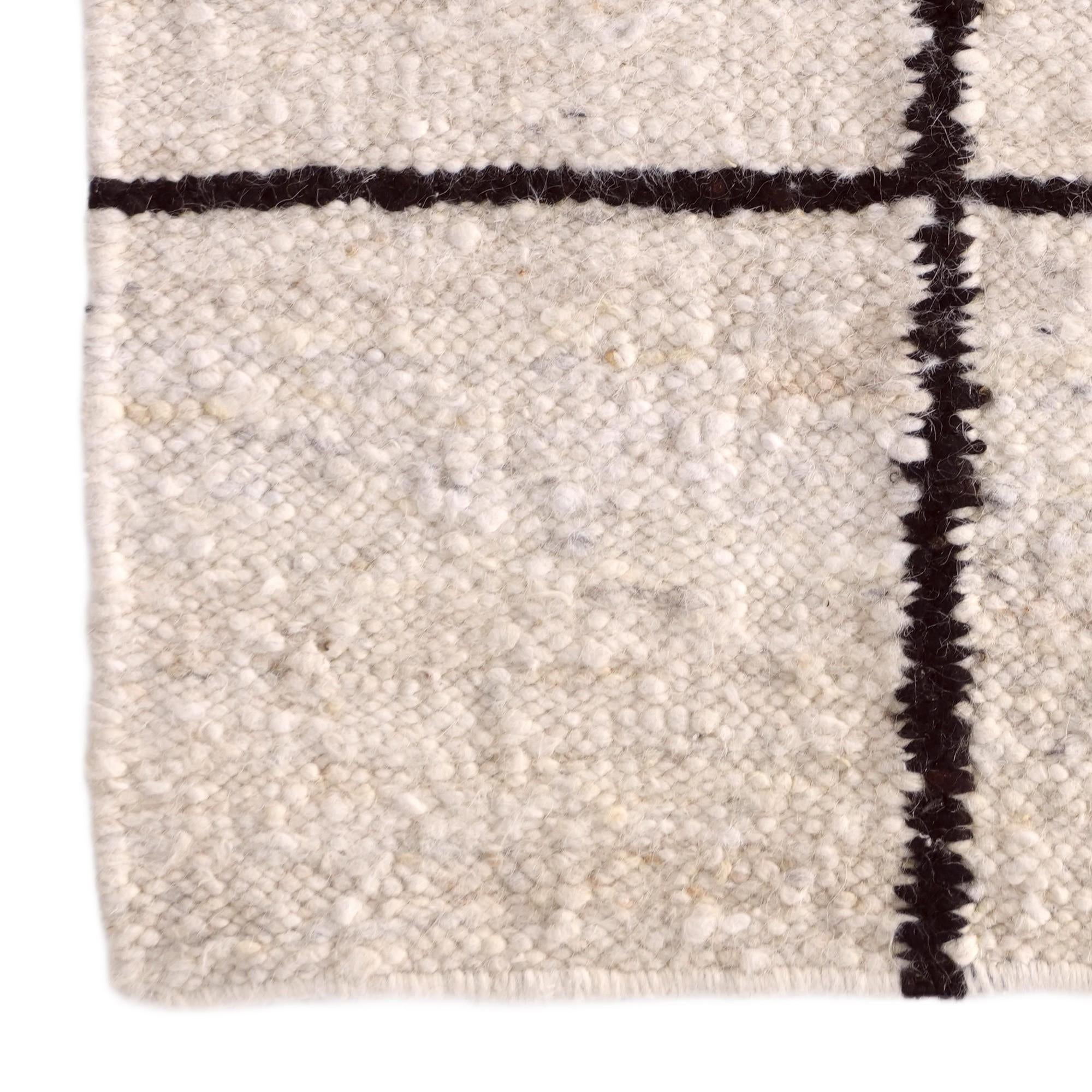 2' 2 x 3' Hand Knotted Moroccan Wool Rug