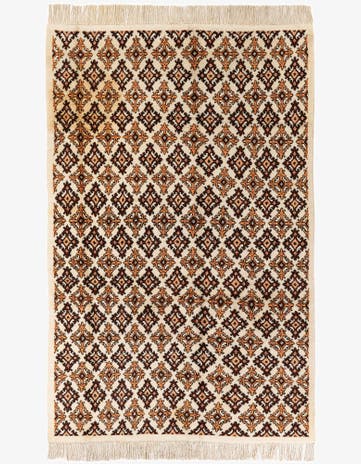 6' 4 x 10' Hand Knotted Moroccan Wool Rug