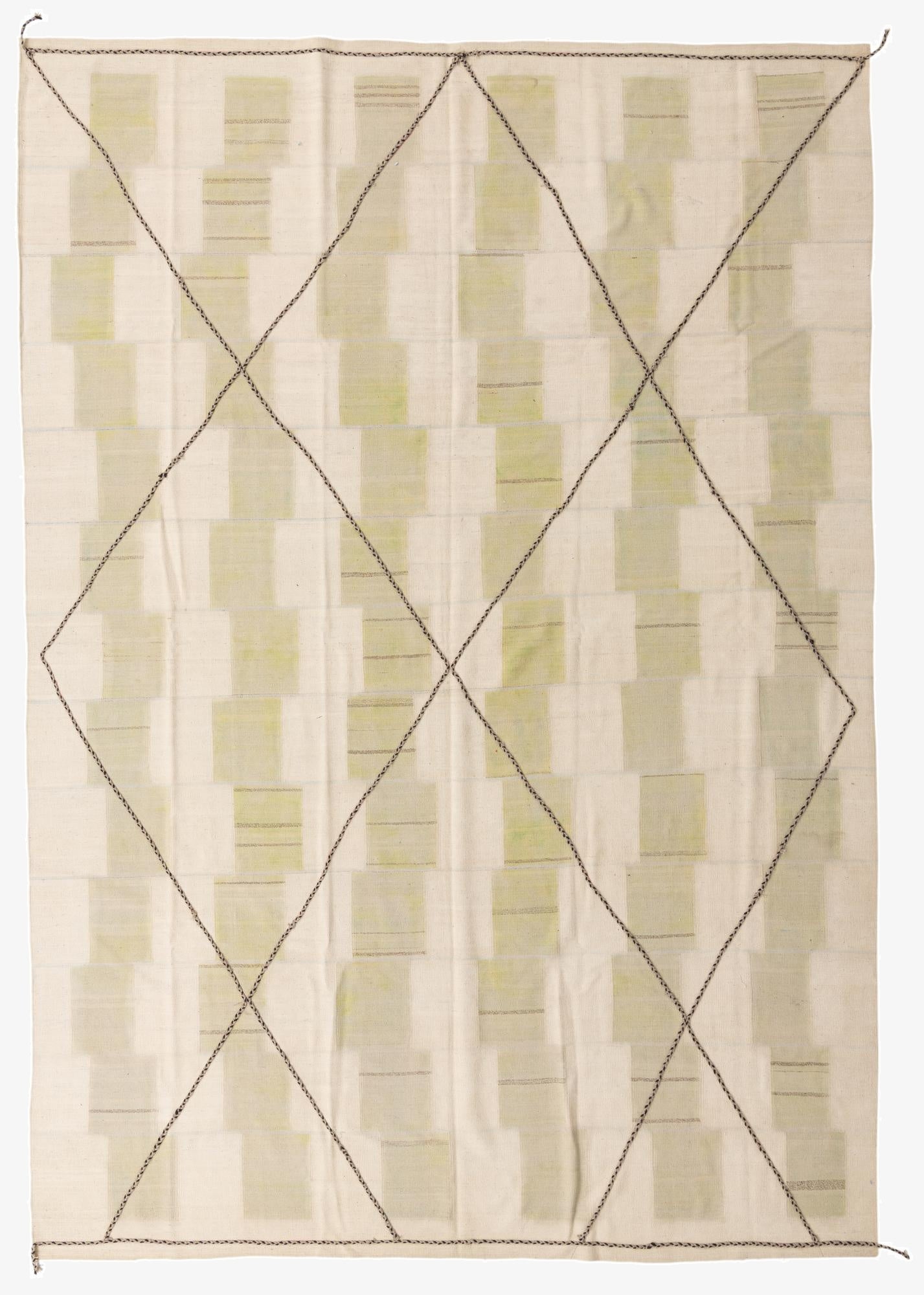 9' 1 x 13'  Hand Knotted Moroccan Wool Rug