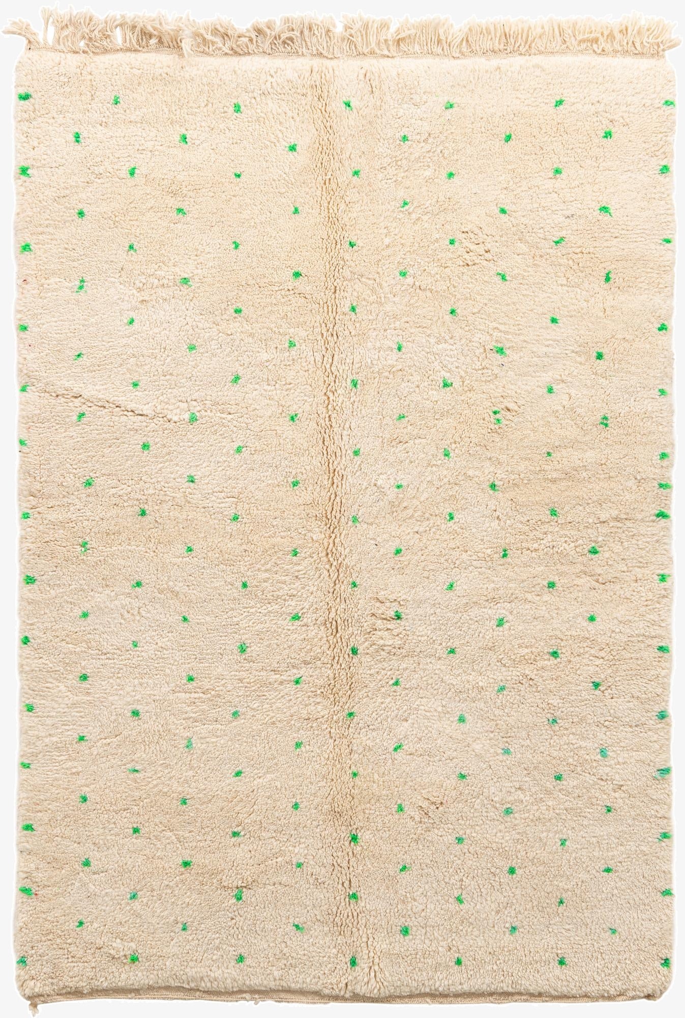 5' 2 x 8'  Hand Knotted Moroccan Wool Rug