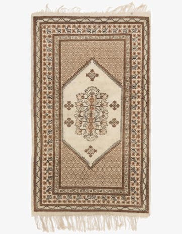 3' 2 x 5' 4 Hand Knotted Moroccan Wool Rug