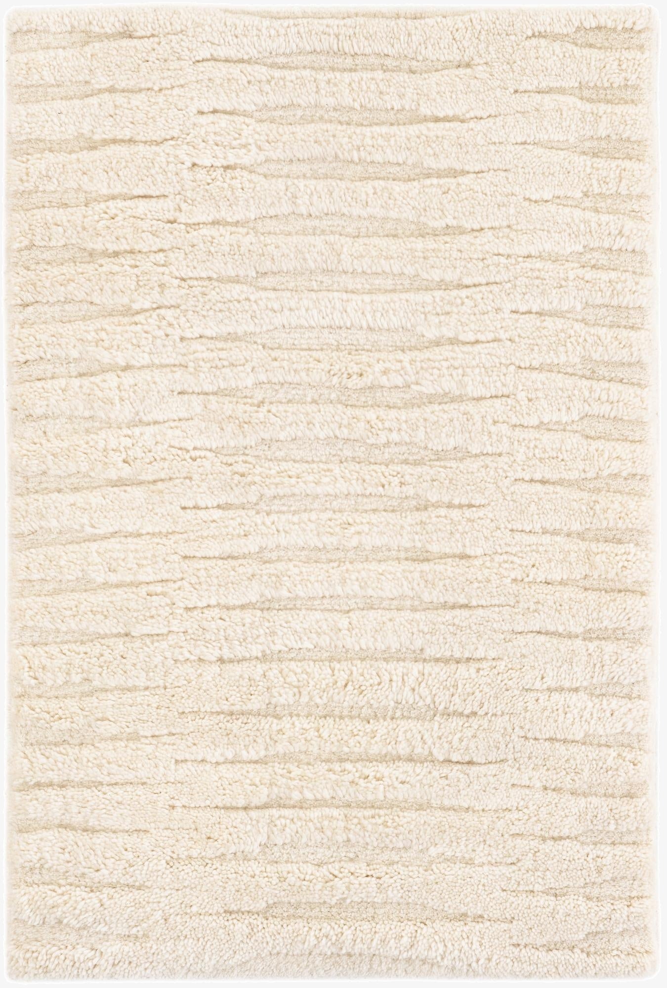 2' 2 x 3' 2  Hand Knotted Moroccan Wool Rug