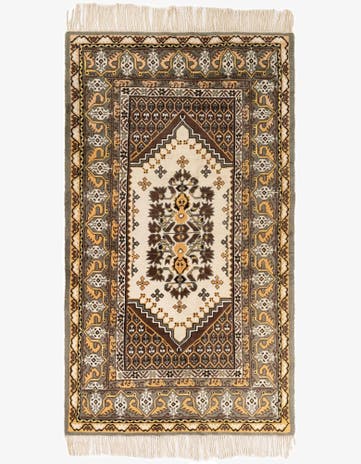 5' x 8' 9 Hand Knotted Moroccan Wool Rug