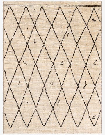 5' 2 x 7' Hand Knotted Moroccan Wool Rug