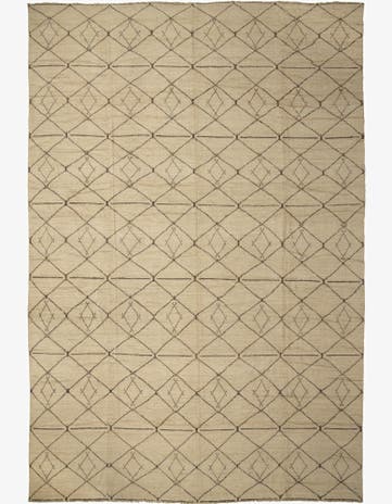 15' 10 x 24' 3 Hand Knotted Moroccan Wool Rug