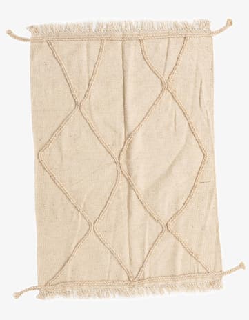 3' 5 x 4' 10 Hand Knotted Moroccan Wool Rug