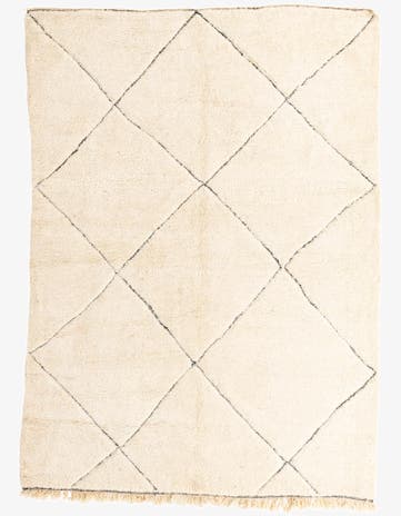 7' 2 x 10' Hand Knotted Moroccan Wool Rug