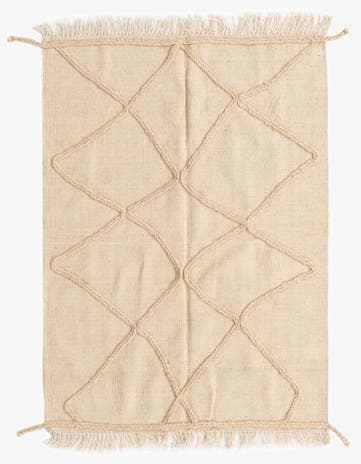 3' 6 x 4' 11 Hand Knotted Moroccan Wool Rug