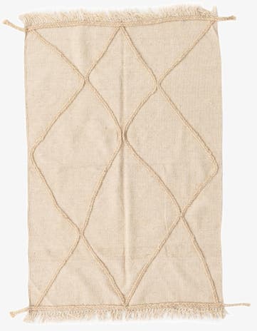 3' 6 x 5' 2 Hand Knotted Moroccan Wool Rug