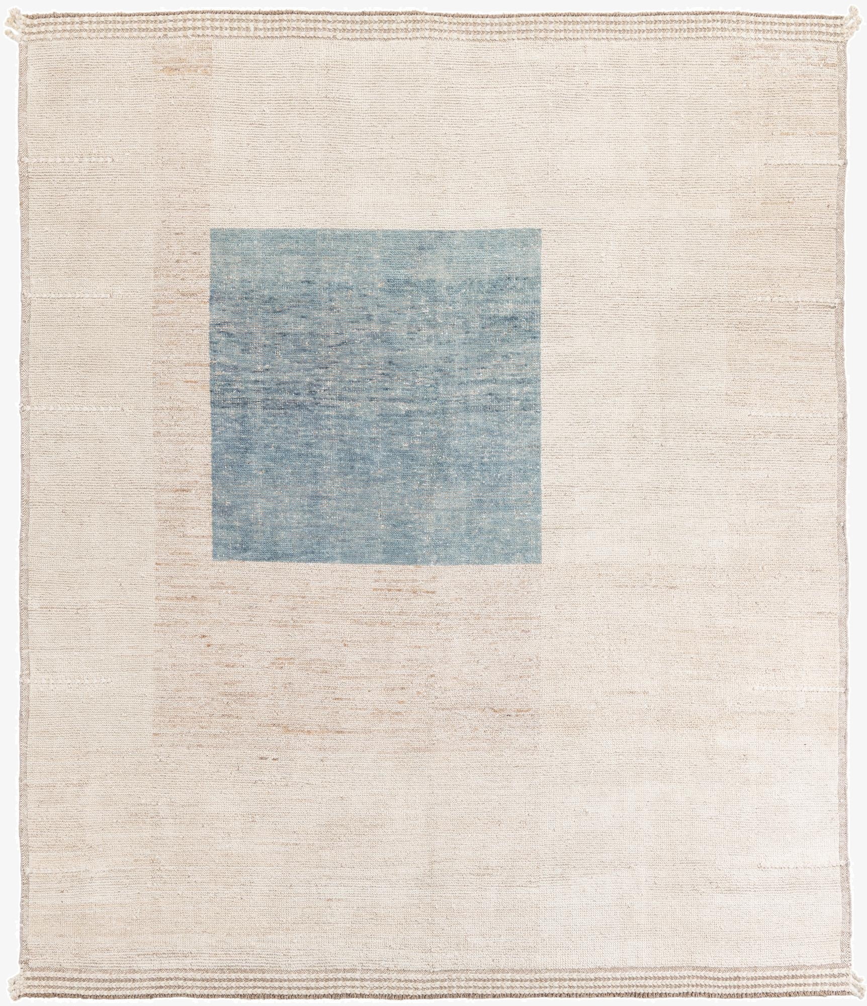 8' 2 x 9' 5  Hand Knotted Moroccan Wool Rug